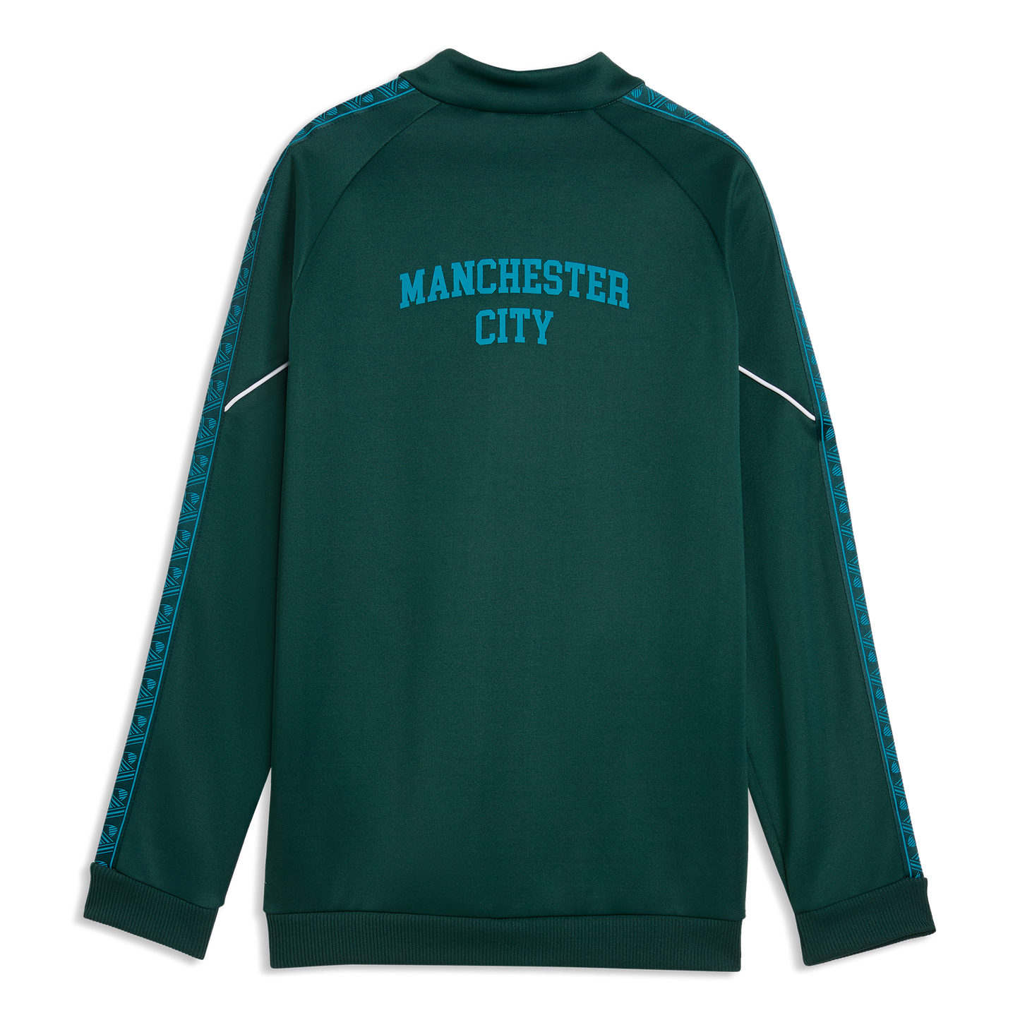 Kids' Manchester City Pre-Match KING Anthem Jacket - Green Terrain-Tropical Blue