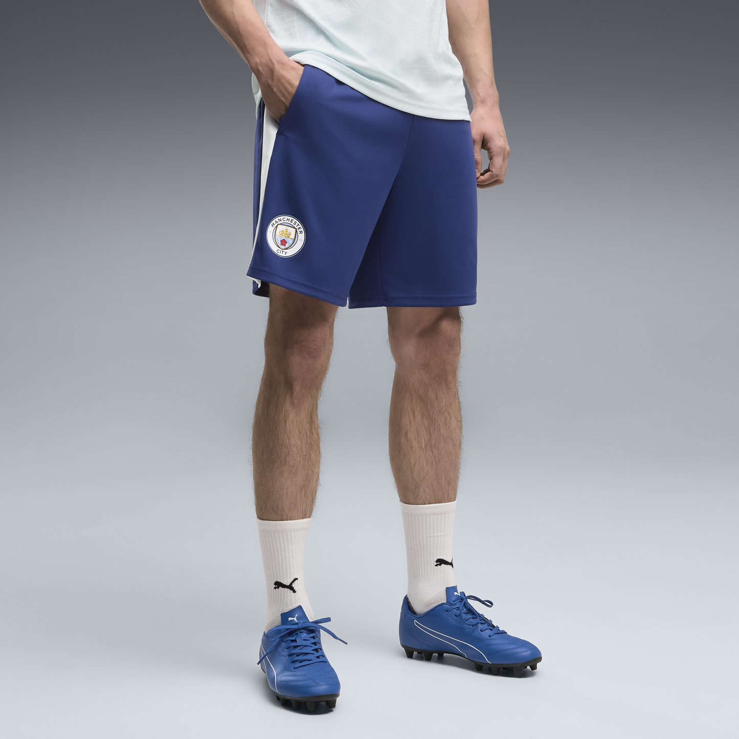 Manchester City Training Pocket Shorts 2026/27 - Blue Jewel-Dewdrop