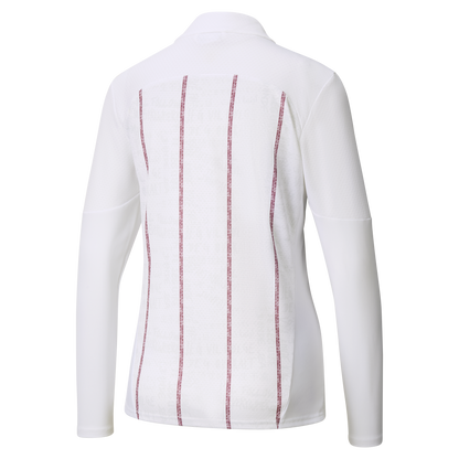Women's Manchester City Pre-Match 1/4 Zip Top - white