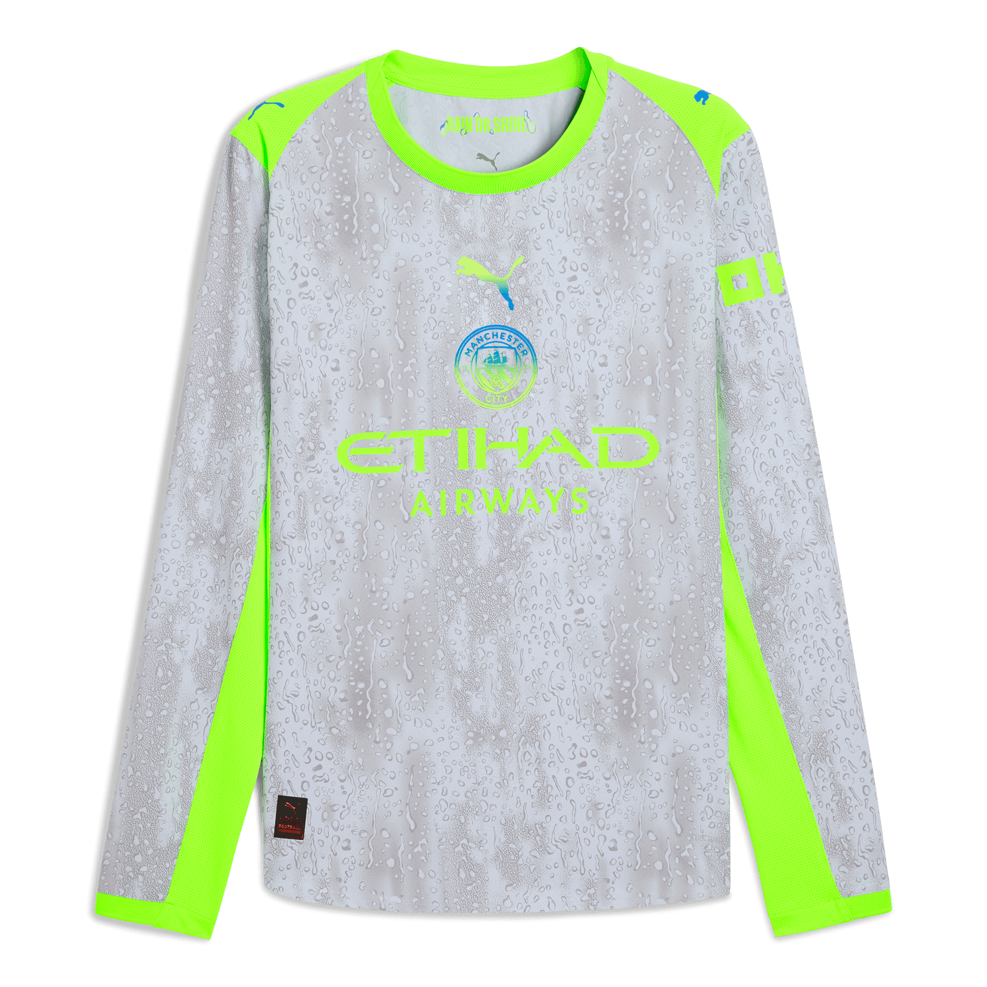 Manchester City Third Authentic Jersey 2025/26 Long Sleeve With MURPHY 46 Printing