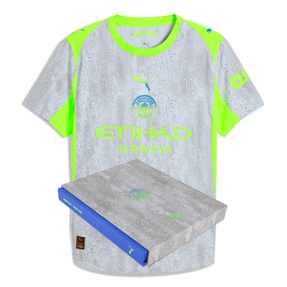 Manchester City Third Authentic Jersey 2025/26 With MURPHY 46 Printing in Gift Box