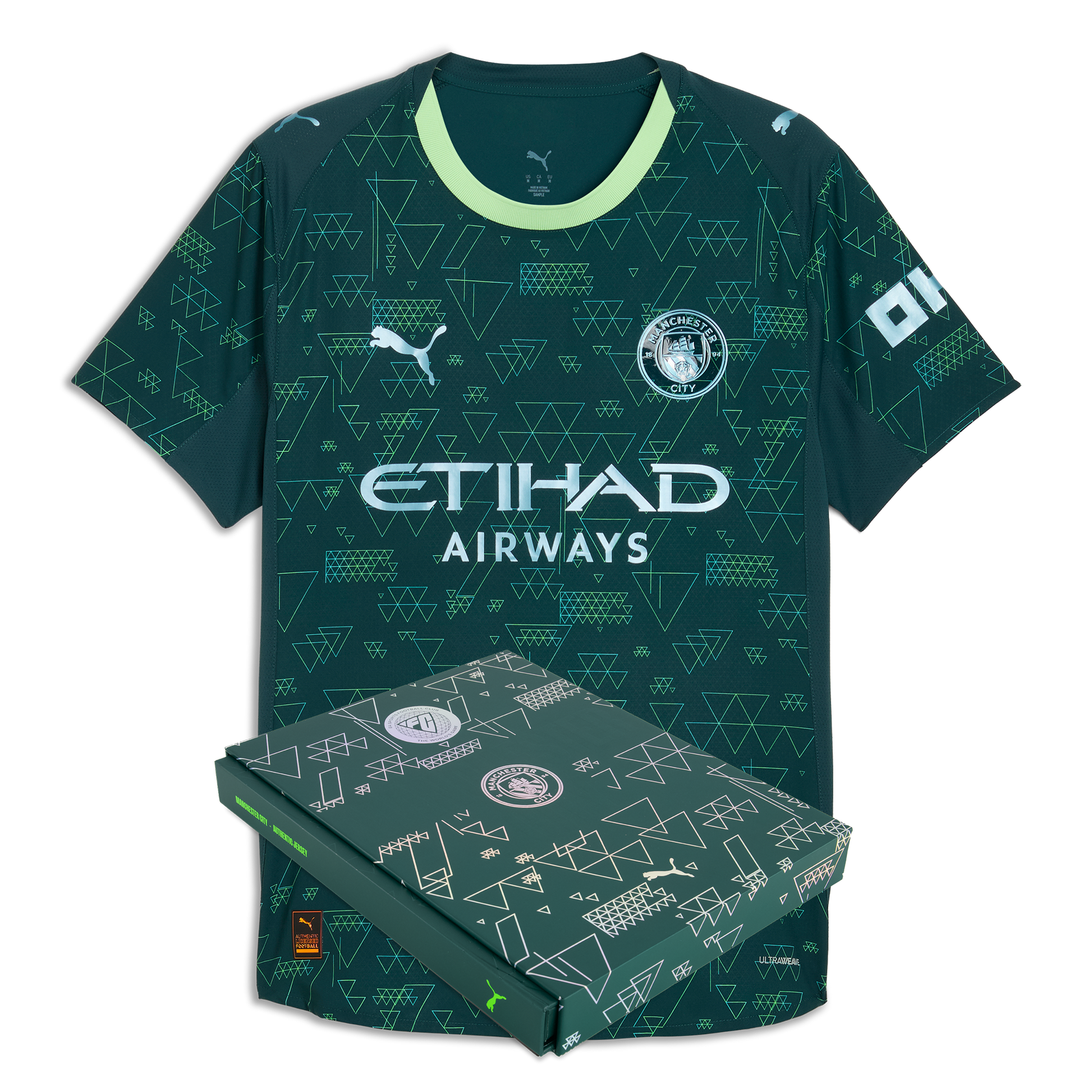 Manchester City EA SPORTS FC Authentic Jersey 2025/26 With MIEDEMA 10 Printing in Gift Box