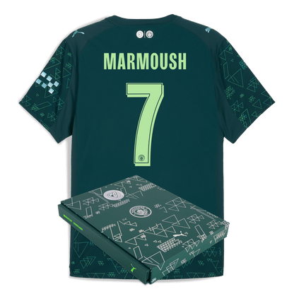 Manchester City Authentic EA SPORTS FC Jersey 2025/26 With MARMOUSH 7 Printing