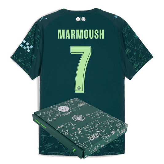 Manchester City Authentic EA SPORTS FC Jersey 2025/26 With MARMOUSH 7 Printing