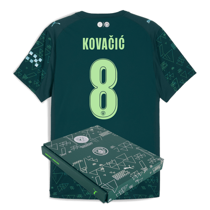 Manchester City Authentic EA SPORTS FC Jersey 2025/26 With KOVAČIĆ 8 Printing