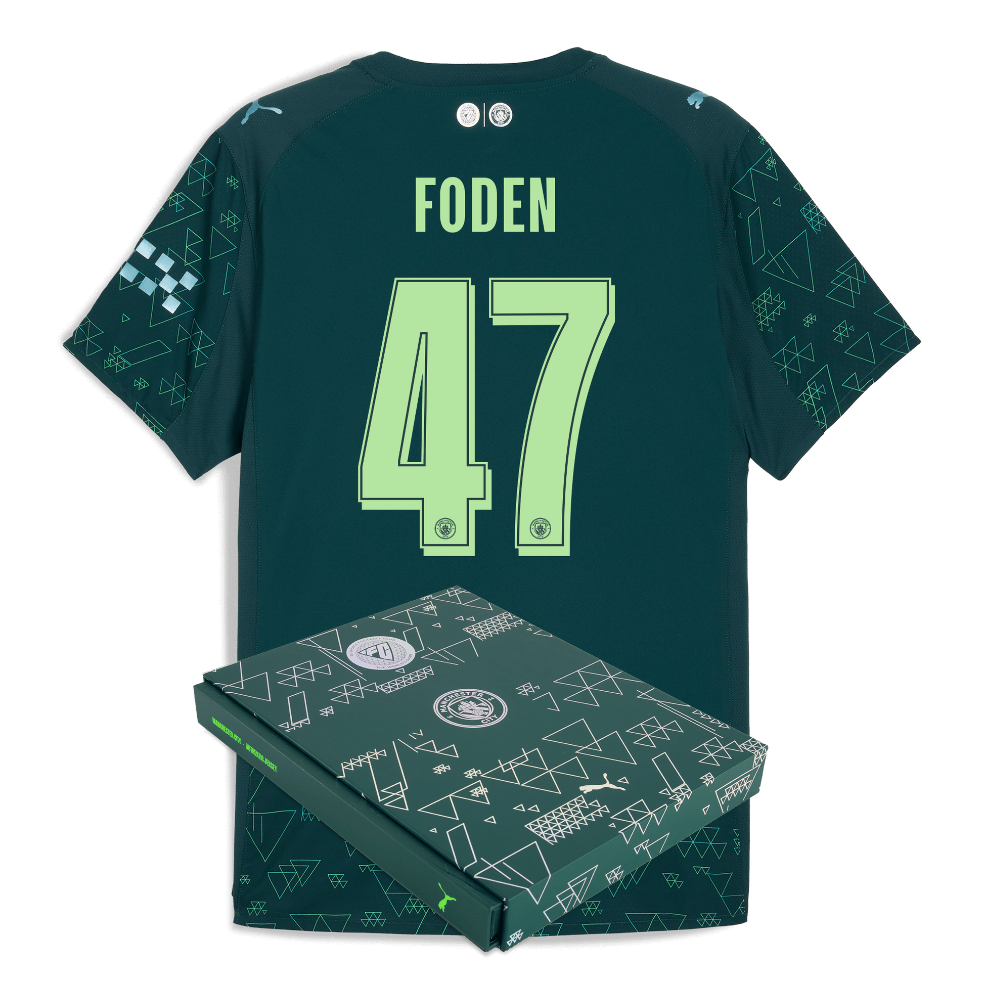 Manchester City Authentic EA SPORTS FC Jersey 2025/26 With FODEN 47 Printing