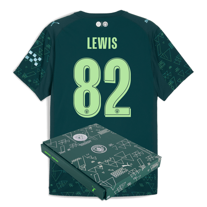 Manchester City Authentic EA SPORTS FC Jersey 2025/26 With LEWIS 82 Printing