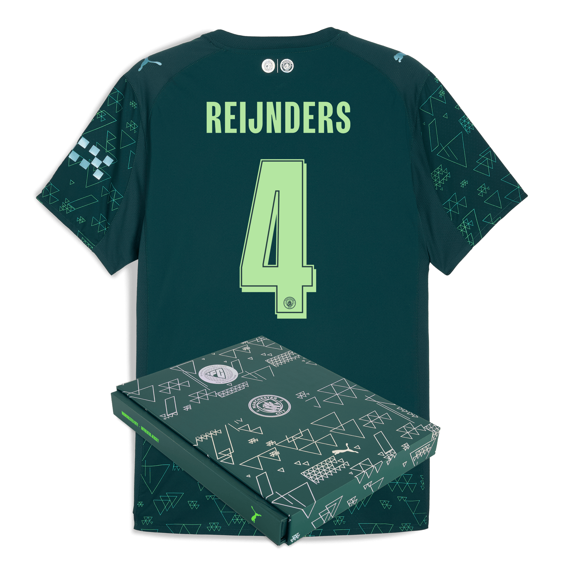 Manchester City Authentic EA SPORTS FC Jersey 2025/26 With REIJNDERS 4 Printing