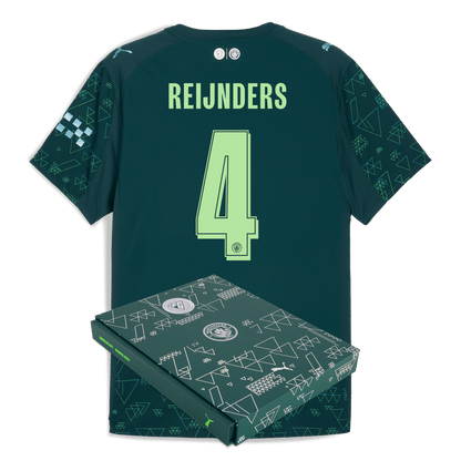 Manchester City Authentic EA SPORTS FC Jersey 2025/26 With REIJNDERS 4 Printing