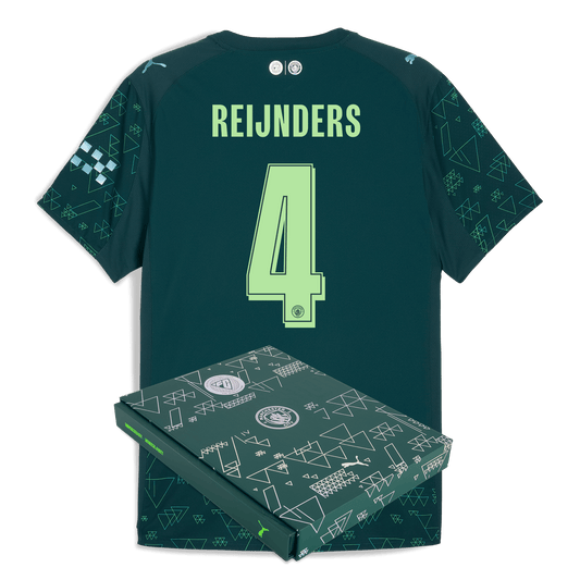 Manchester City Authentic EA SPORTS FC Jersey 2025/26 With REIJNDERS 4 Printing