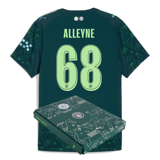 Manchester City Authentic EA SPORTS FC Jersey 2025/26 With ALLEYNE 68 Printing
