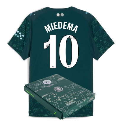 Manchester City EA SPORTS FC Authentic Jersey 2025/26 With MIEDEMA 10 Printing in Gift Box