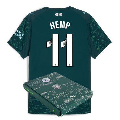Manchester City EA SPORTS FC Authentic Jersey 2025/26 With HEMP 11 Printing in Gift Box