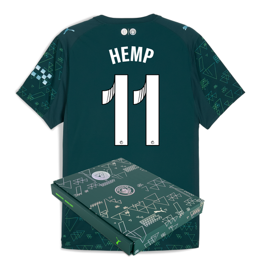 Manchester City EA SPORTS FC Authentic Jersey 2025/26 With HEMP 11 Printing in Gift Box