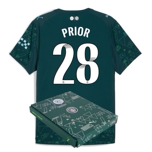 Manchester City EA SPORTS FC Authentic Jersey 2025/26 With PRIOR 28 Printing in Gift Box