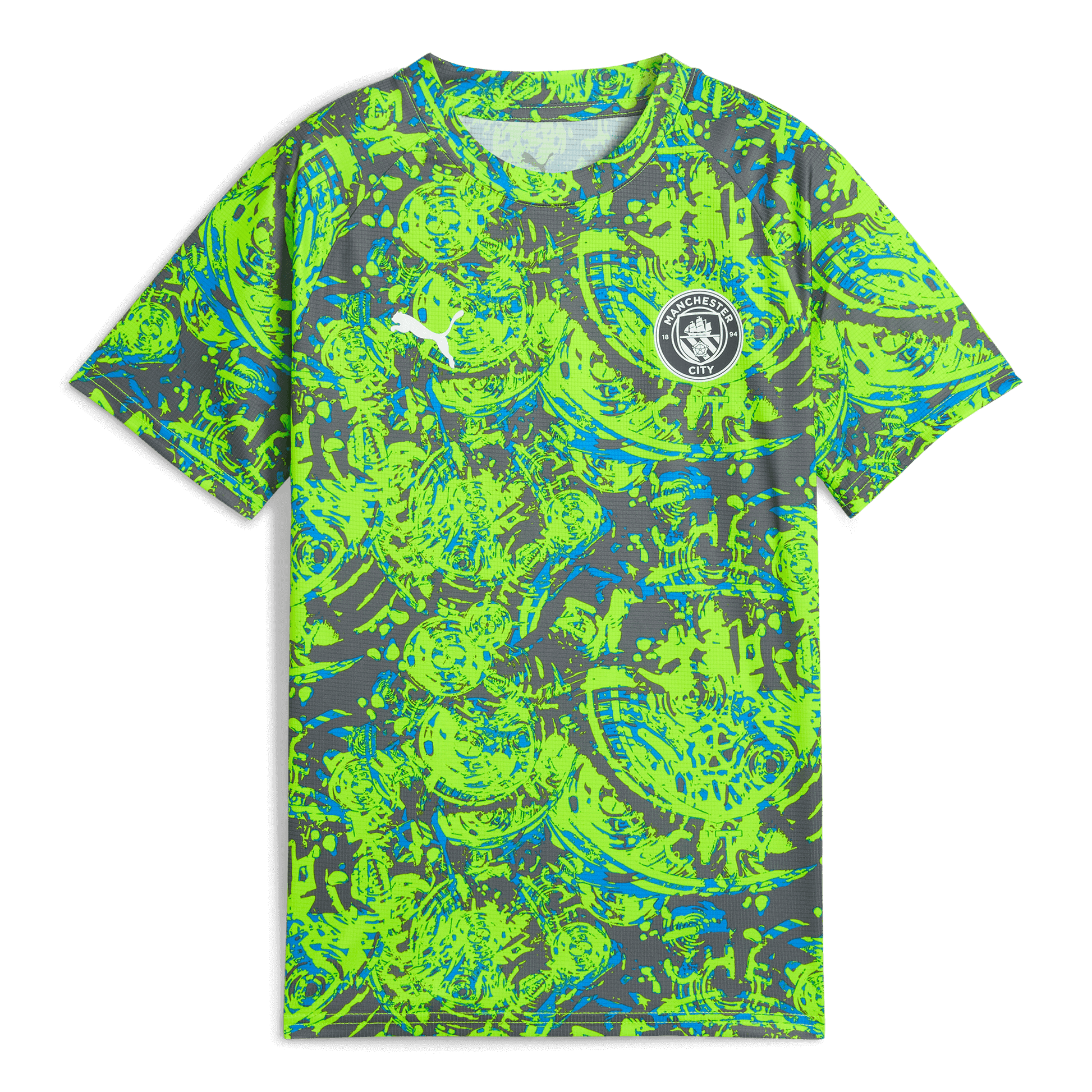 Kids' Manchester City Pre-Match Jersey - green