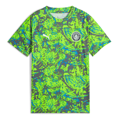 Kids' Manchester City Pre-Match Jersey - green