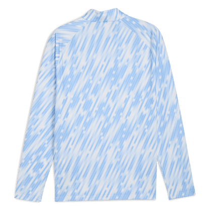 Manchester City Pre-Match 1/4 Zip Top - blue