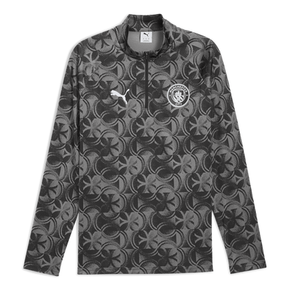 Manchester City Pre-Match 1/4 Zip Top - black