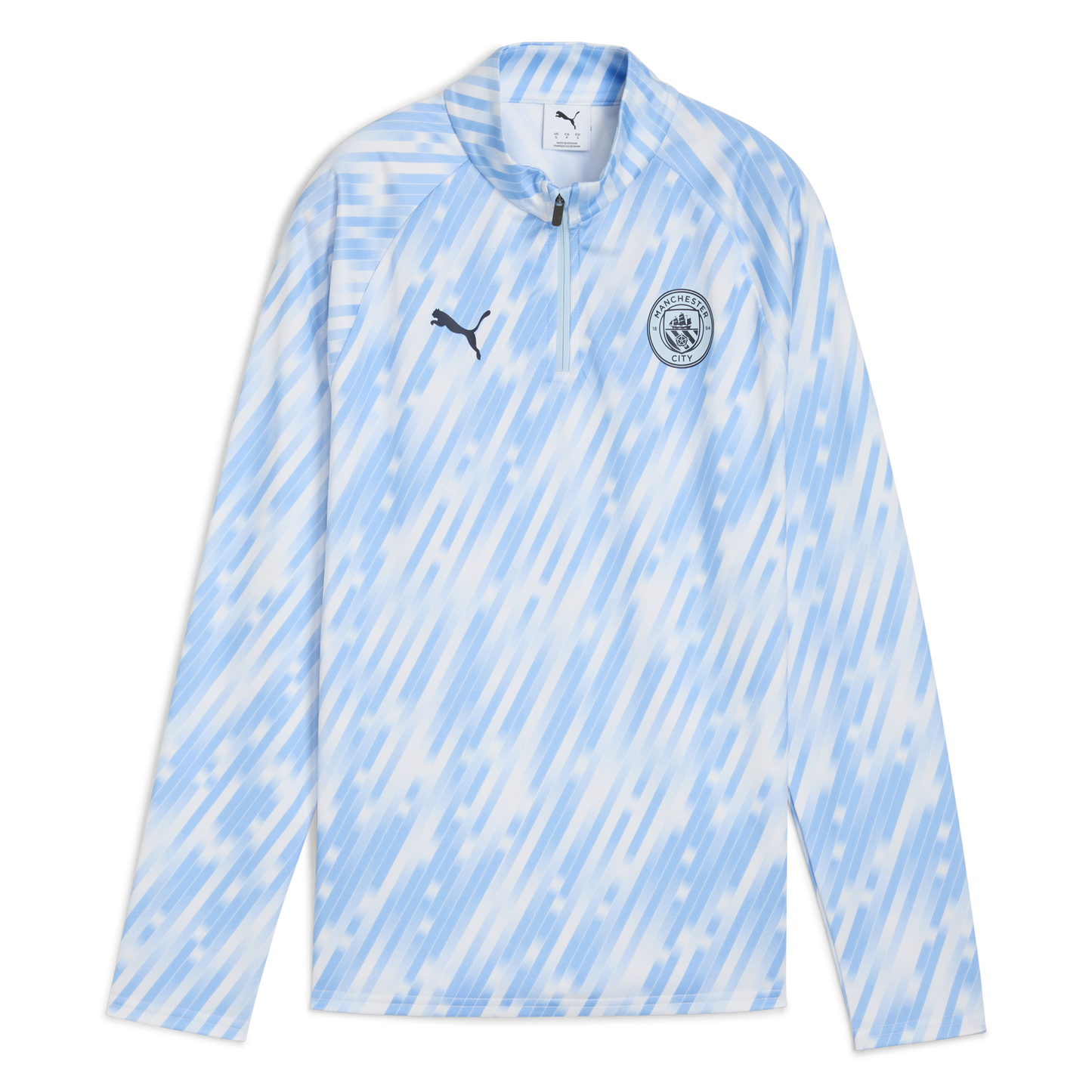 Women's Manchester City Pre-Match 1/4 Zip Top - blue