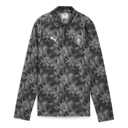 Women's Manchester City Pre-Match 1/4 Zip Top - black
