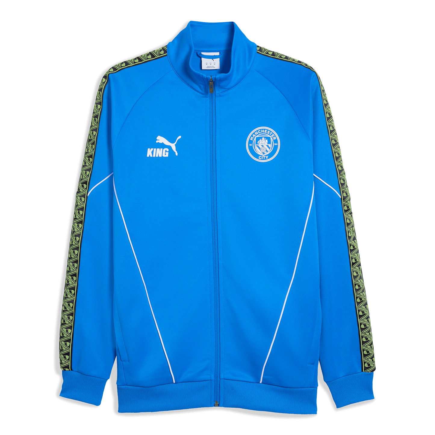 Manchester City Pre-Match KING Anthem Jacket - blue / green