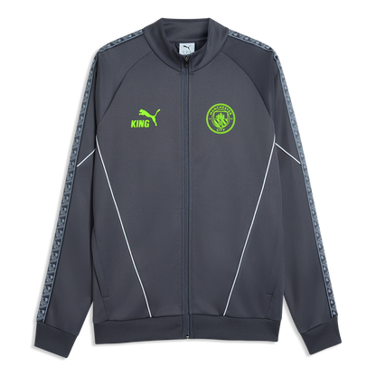 Manchester City Pre-Match KING Anthem Jacket - Galactic Gray-Pro Green