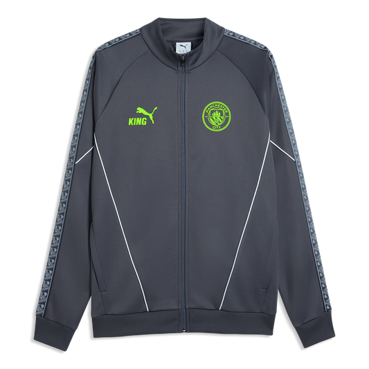 Manchester City Pre-Match KING Anthem Jacket - Galactic Gray-Pro Green