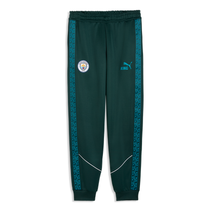 Manchester City Pre-Match KING Anthem Pants - Green Terrain-Tropical Blue