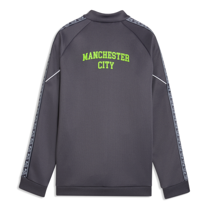 Kids' Manchester City Pre-Match KING Anthem Jacket - Galactic Gray-Pro Green