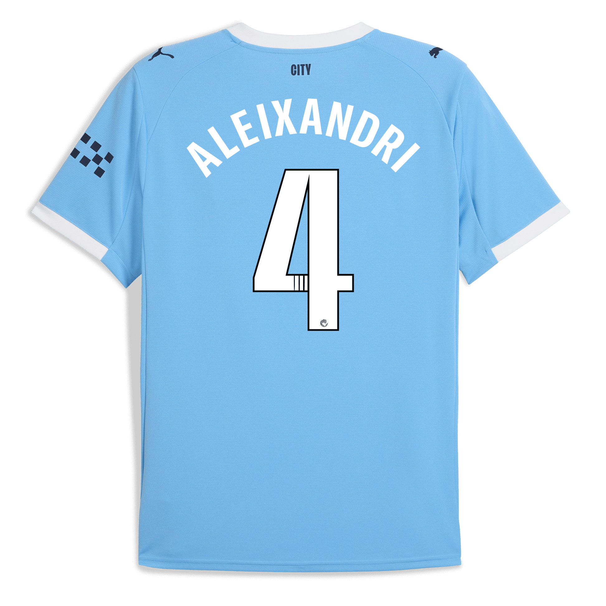 Manchester City Home Jersey 2025/26 With ALEIXANDRI 4 Printing