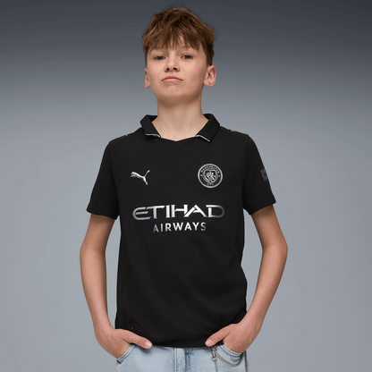 Kids' Manchester City Away Jersey 2025/26