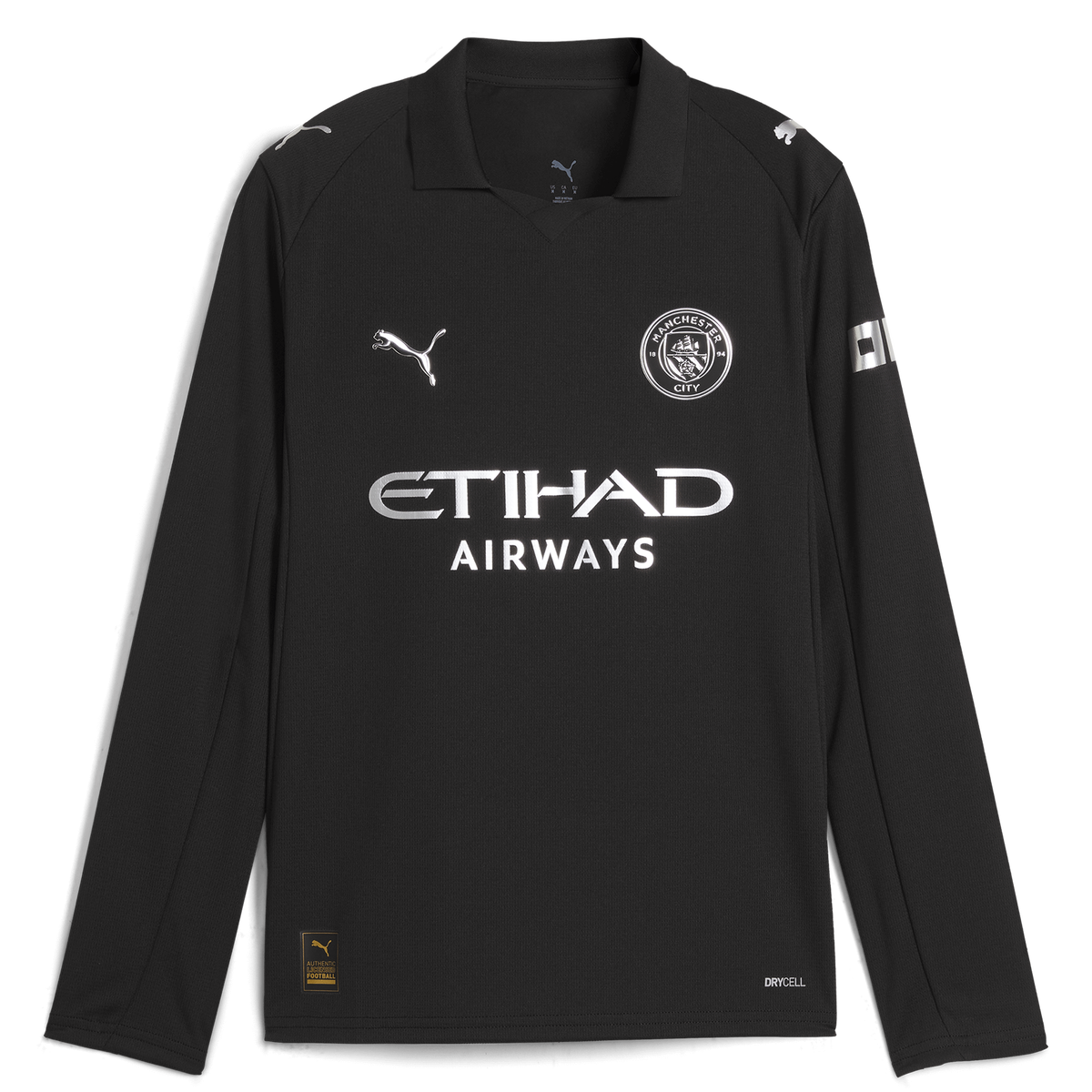 Kids' Manchester City Away Long Sleeve Jersey 2025/26