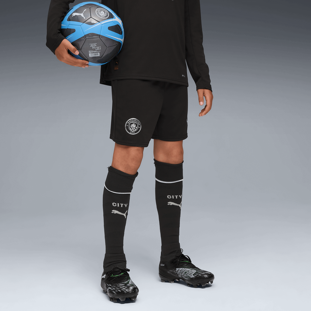 Kids' Manchester City Away Mini Kit 2025/26