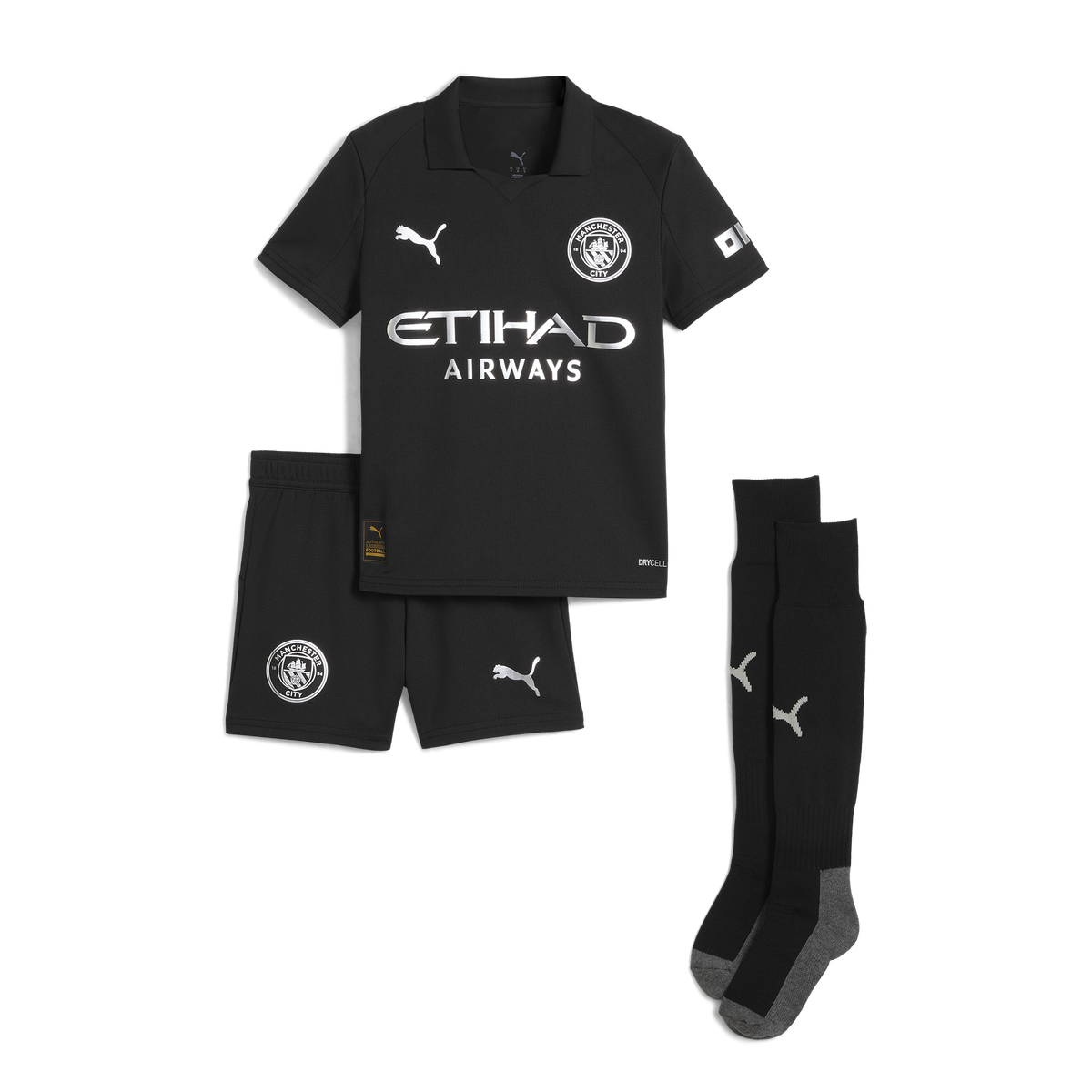 Kids' Manchester City Away Mini Kit 2025/26