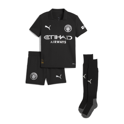 Kids' Manchester City Away Mini Kit 2025/26
