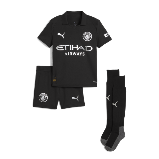 Kids' Manchester City Away Mini Kit 2025/26