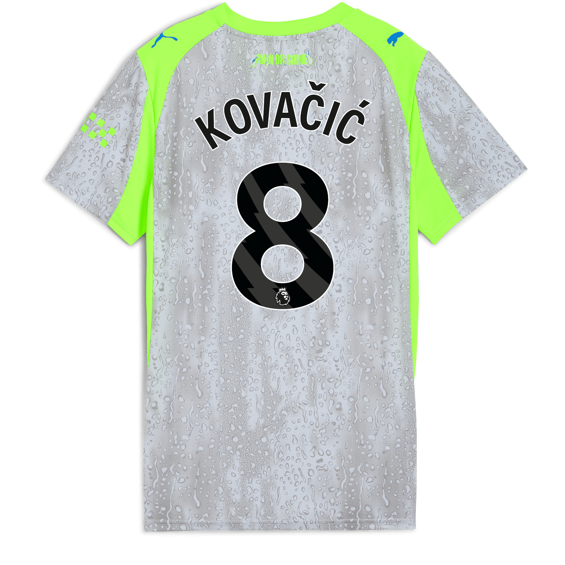 Women's Manchester City Third Jersey 2025/26 With KOVAČIĆ 8 Printing - blue