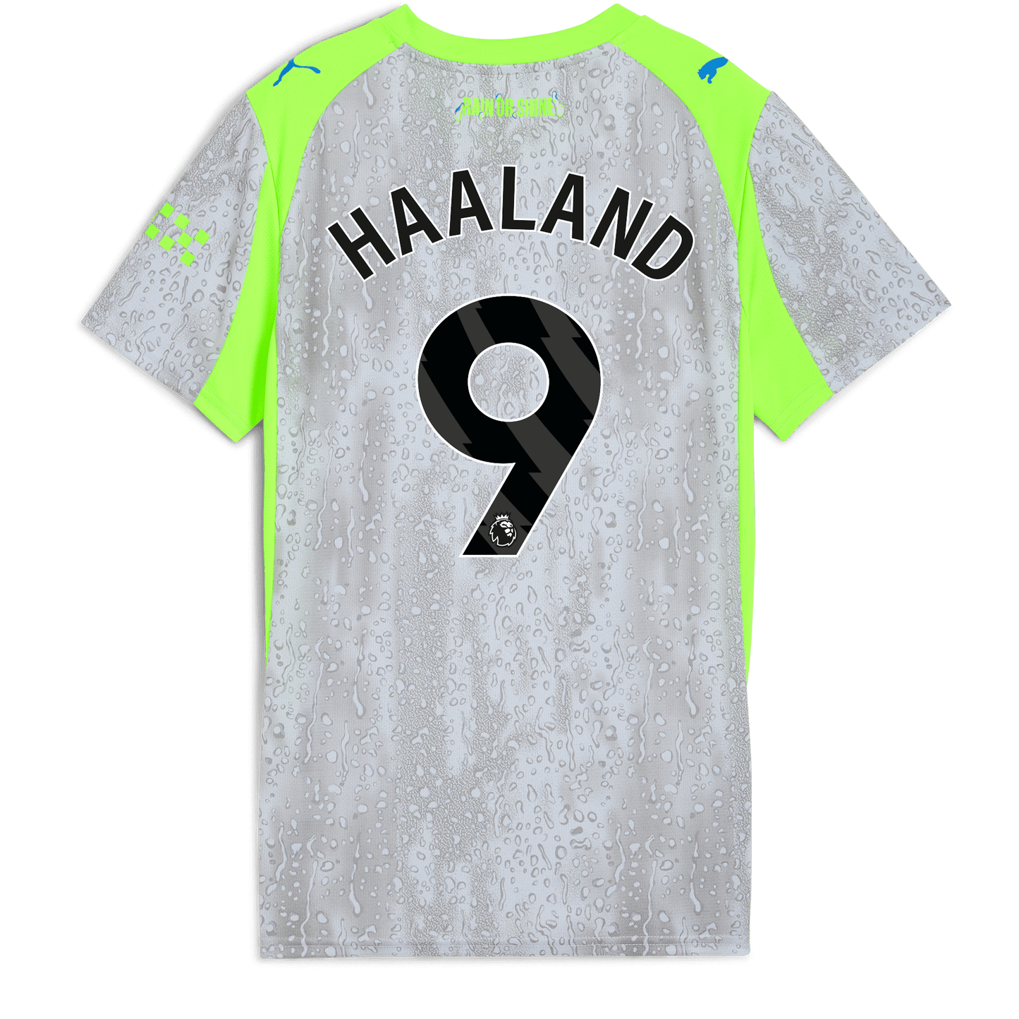 Women's Manchester City Third Jersey 2025/26 With HAALAND 9 Printing - blue
