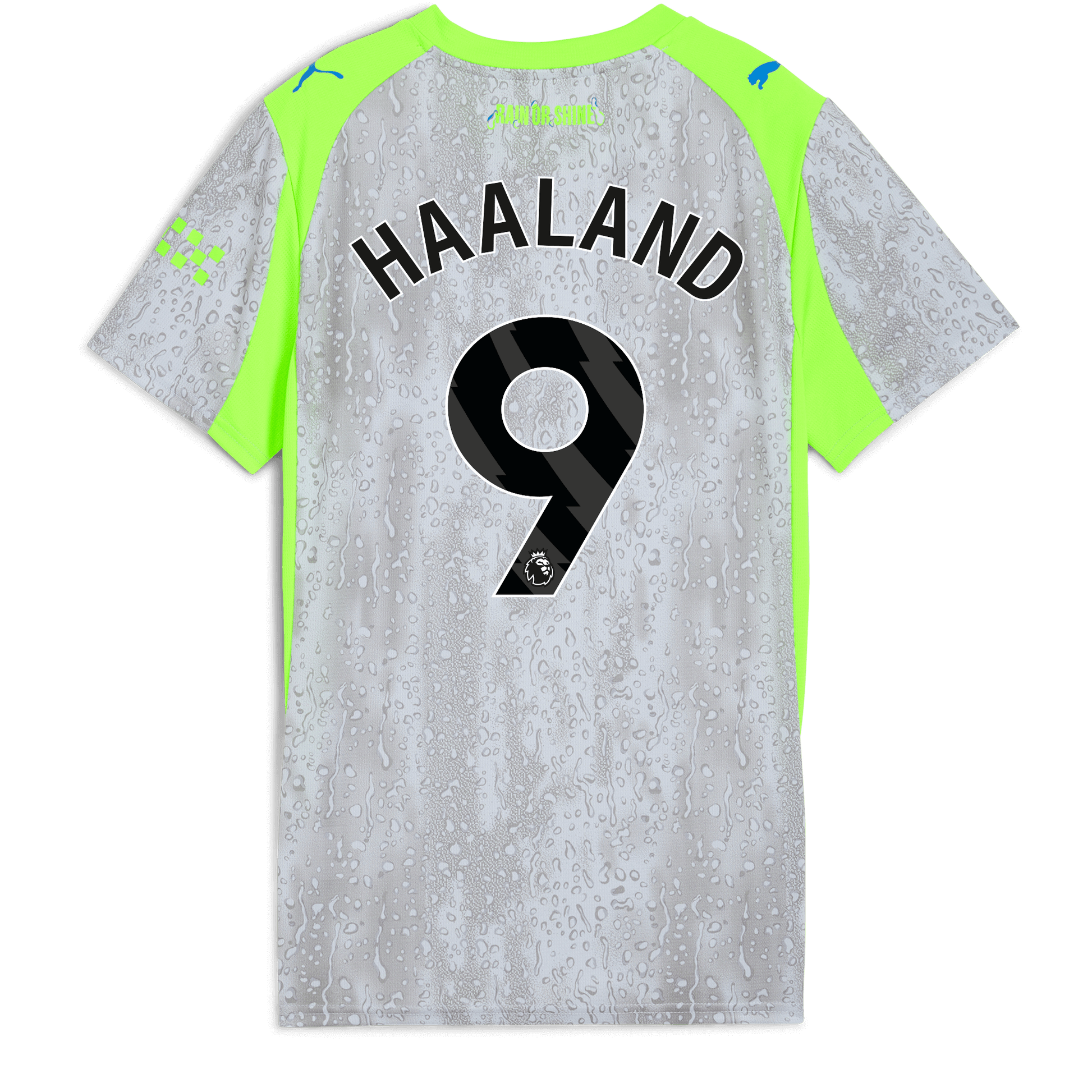 Women's Manchester City Third Jersey 2025/26 With HAALAND 9 Printing - blue