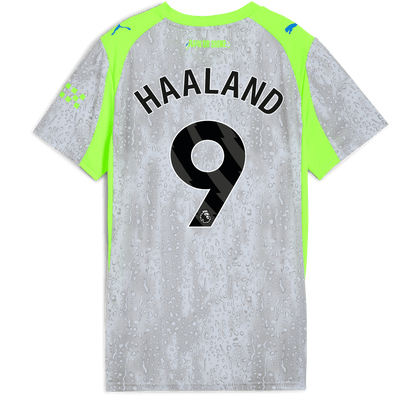 Women's Manchester City Third Jersey 2025/26 With HAALAND 9 Printing - blue