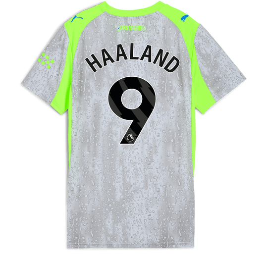 Women's Manchester City Third Jersey 2025/26 With HAALAND 9 Printing - blue