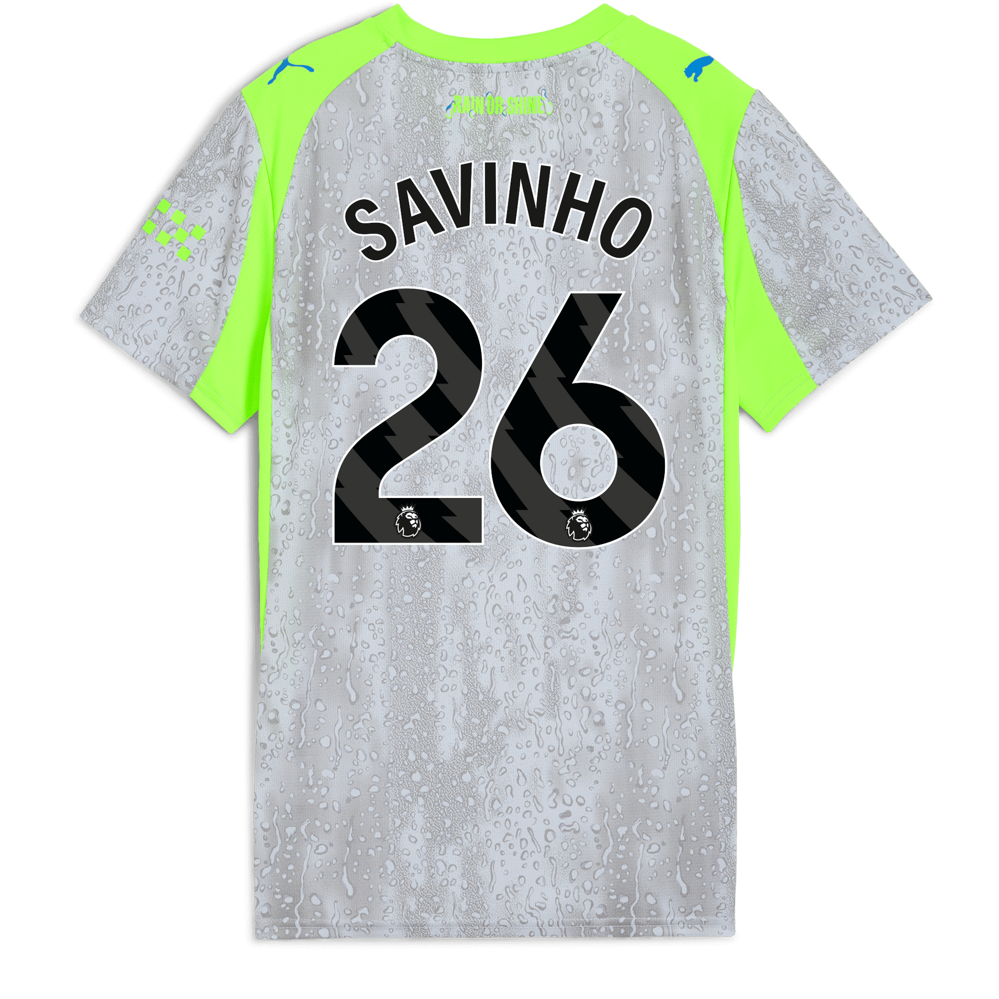 Women's Manchester City Third Jersey 2025/26 With SAVINHO 26 Printing - blue