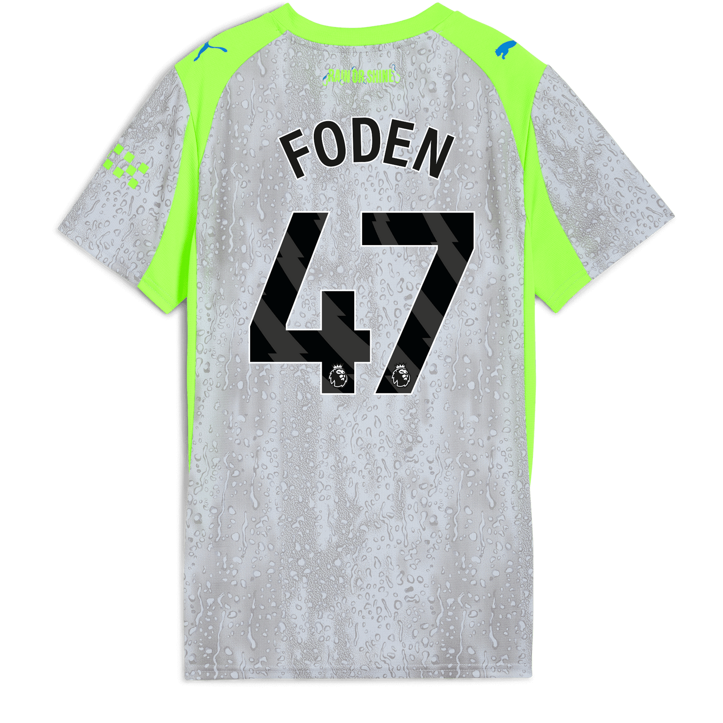 Women's Manchester City Third Jersey 2025/26 With FODEN 47 Printing - blue