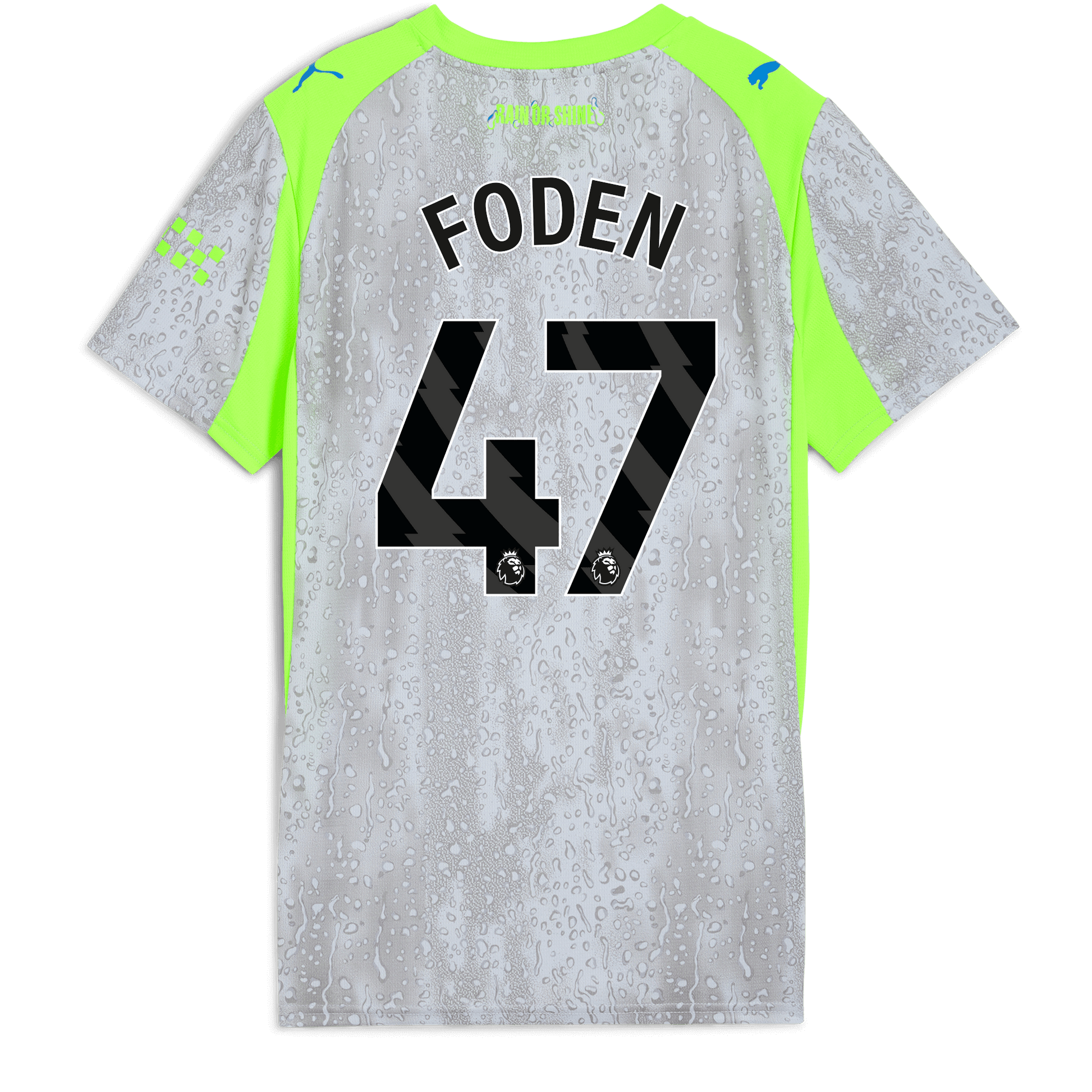 Women's Manchester City Third Jersey 2025/26 With FODEN 47 Printing - blue