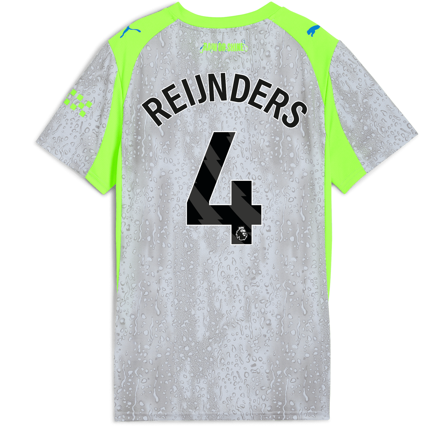 Women's Manchester City Third Jersey 2025/26 With REIJNDERS 4 Printing - blue