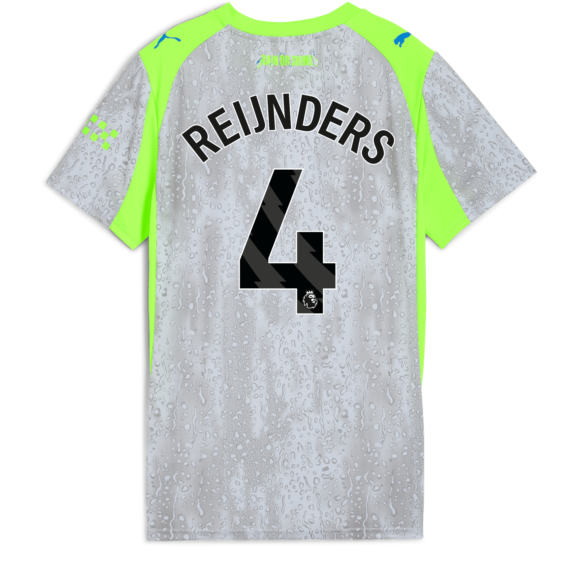Women's Manchester City Third Jersey 2025/26 With REIJNDERS 4 Printing - blue