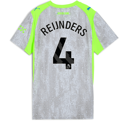 Women's Manchester City Third Jersey 2025/26 With REIJNDERS 4 Printing - blue