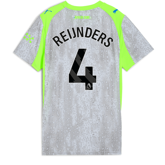 Women's Manchester City Third Jersey 2025/26 With REIJNDERS 4 Printing - blue