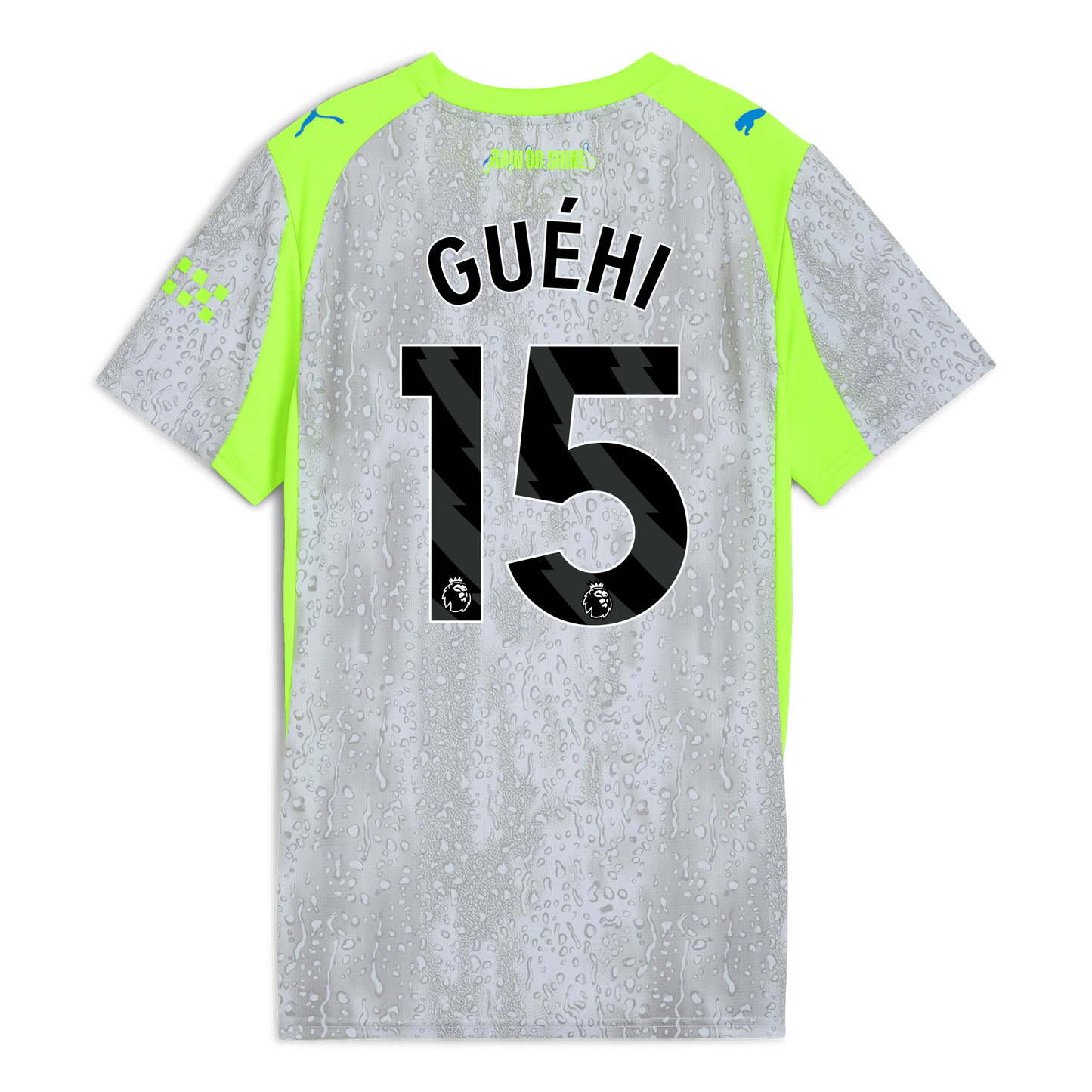Women's Manchester City Third Jersey 2025/26 With GUÉHI 15 Printing - blue
